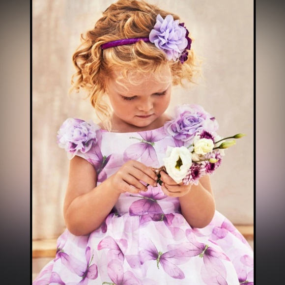 MAYORAL
Girls White & Purple Butterfly Dress - Picture 8 of 8